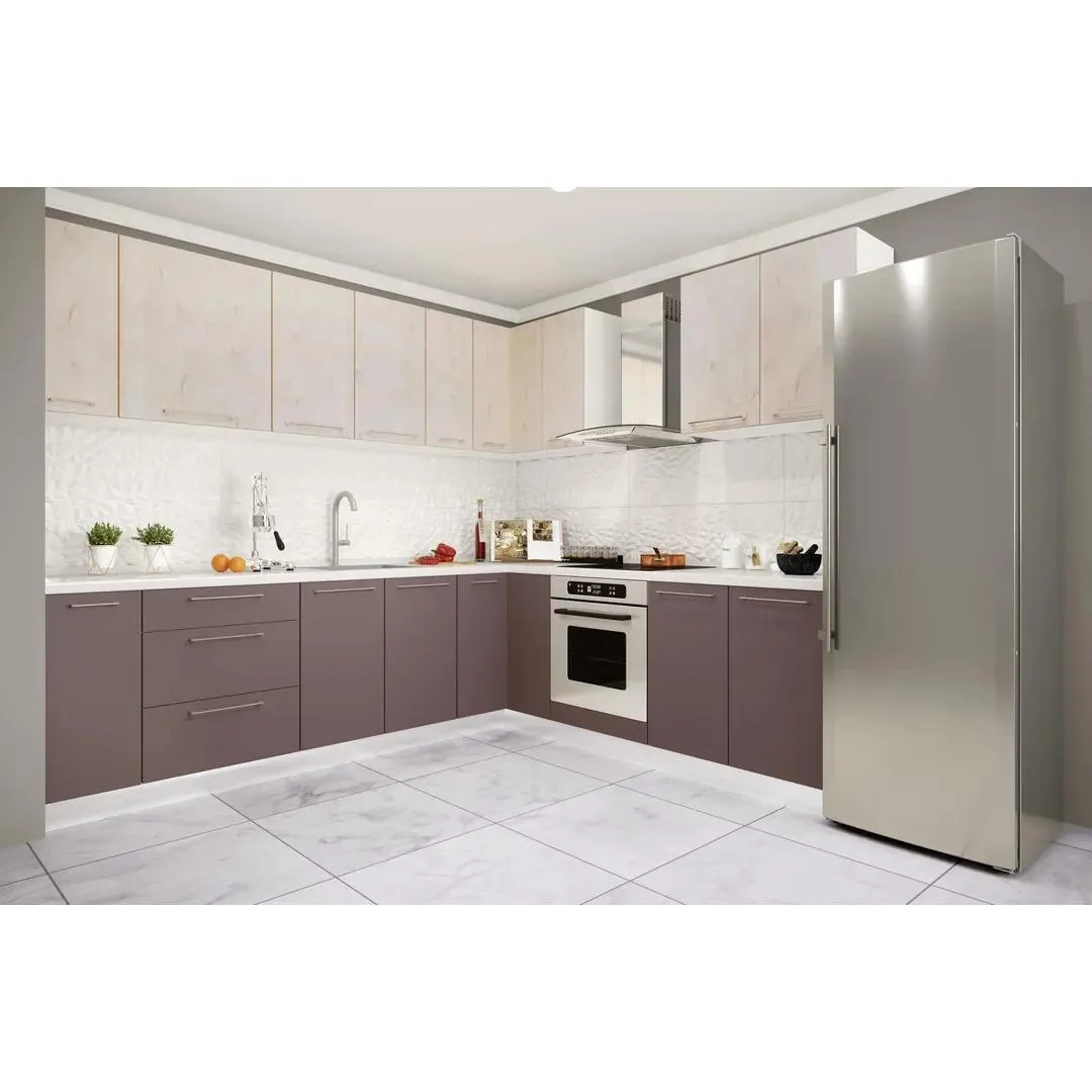 Σύνθεση κουζίνας Olivia στα μέτρα σου Sand Wood & Lupus Greige