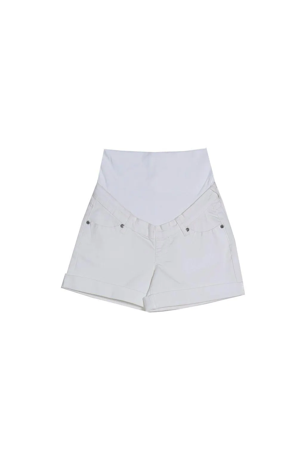 Oh Ma! Λευκό τζιν σορτσάκι