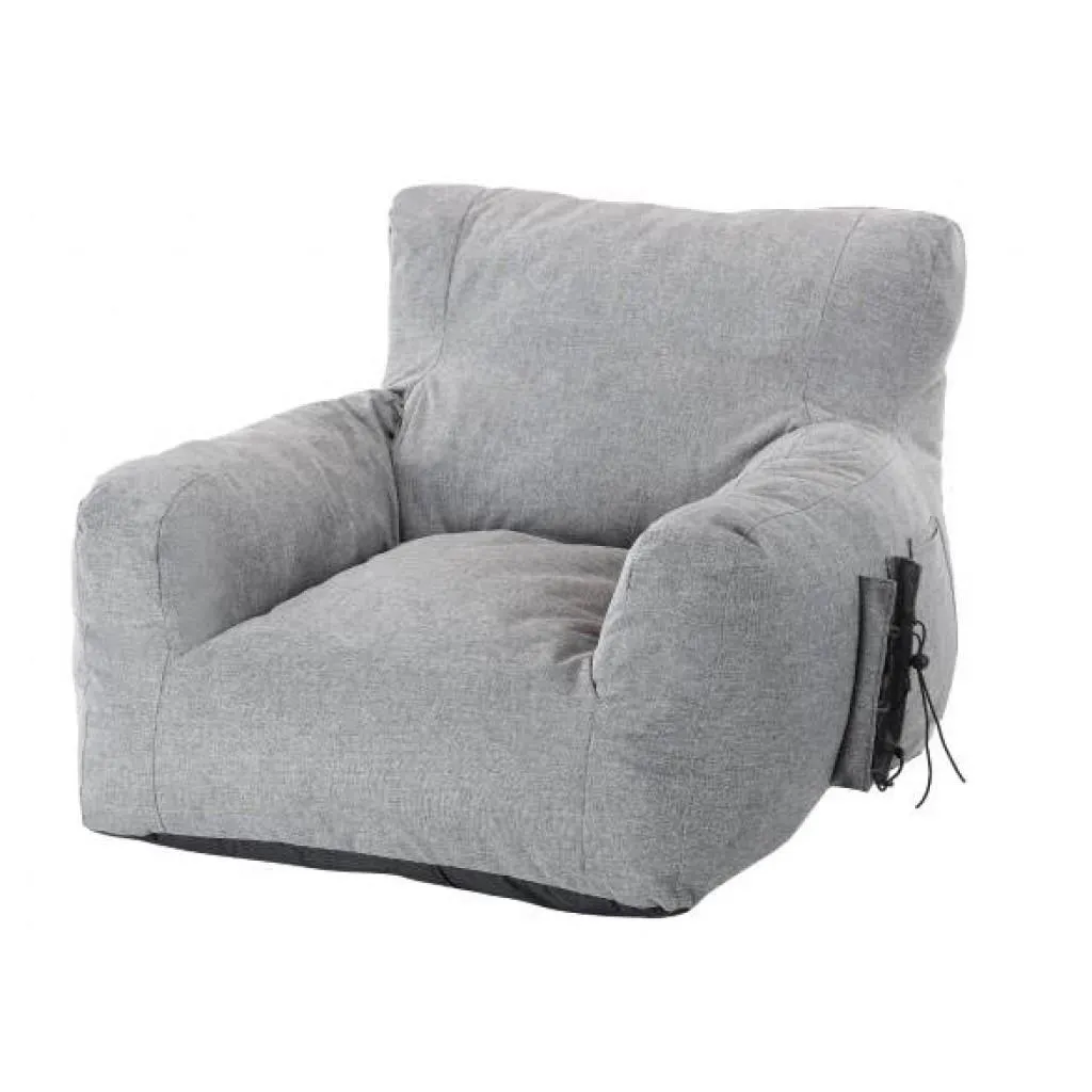 NADOR Πολυθρόνα πουφ 84x80x60εκ. Γκρι