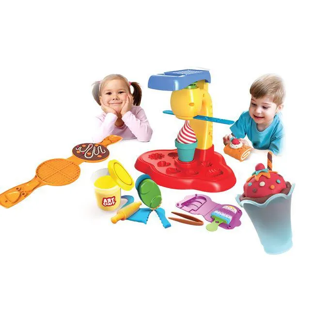 DOH Σετ Πλαστελίνη Φτιάχνω Βάφλες & Παγωτά