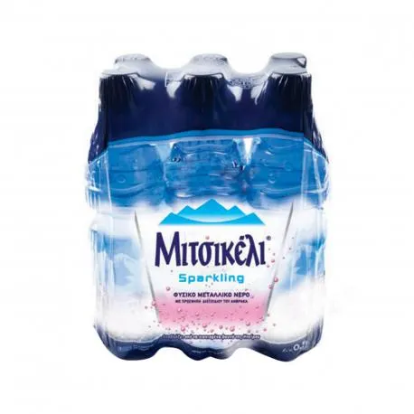 Μιτσικέλι φυσικό μεταλλικό νερό ανθρακούχο - χαμηλή τιμή (6x500ml)
