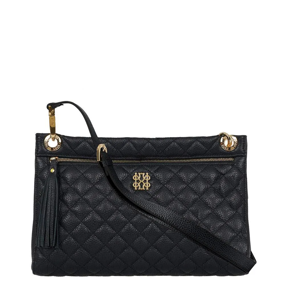 Τσάντα χιαστί Dione σε δέρμα Romance