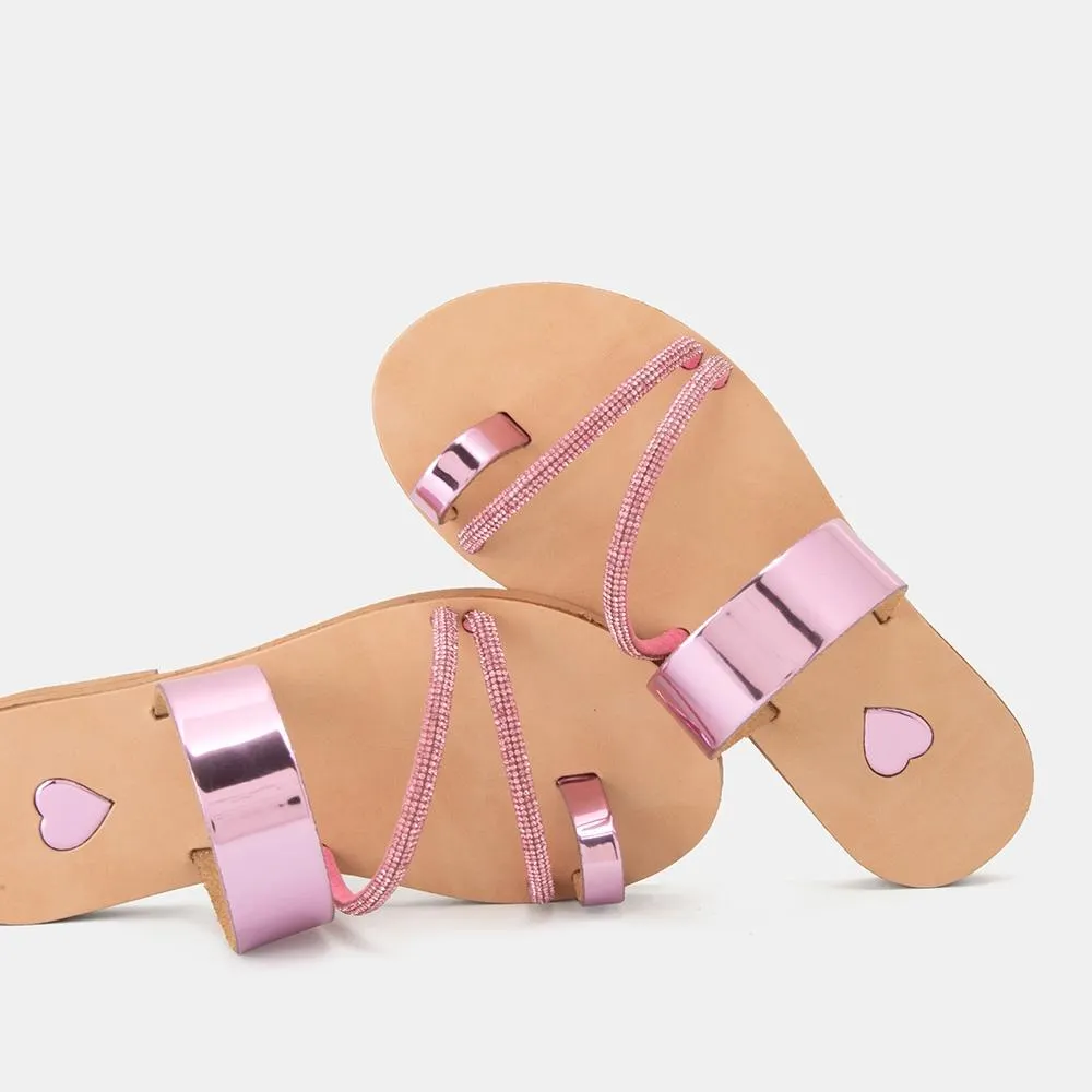 Παιδικά σανδάλια Bozikis Leather με λουράκια