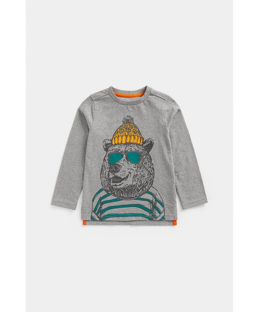 μακρυμάνικη μπλούζα με αρκούδα