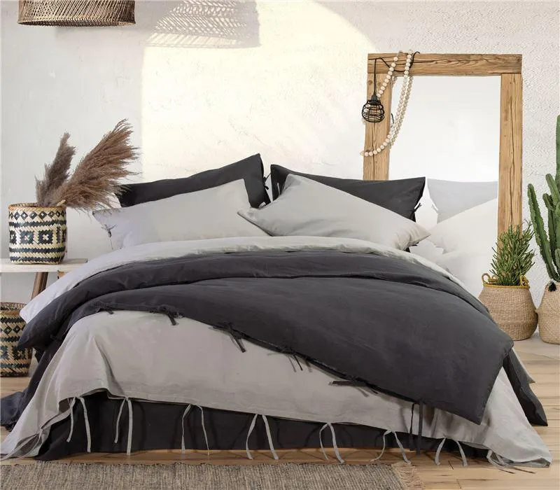 DUVET COVER QUEEN SIZE COTTON-LINEN