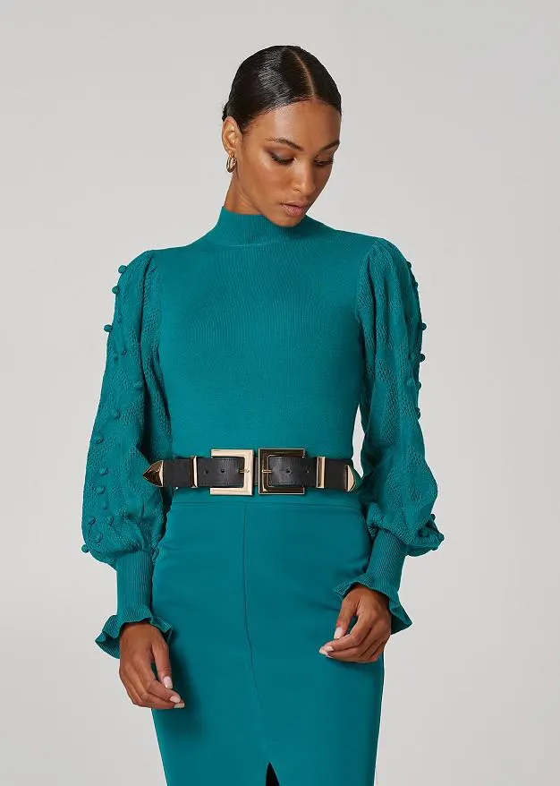 Πουλόβερ με έντονα μανίκια