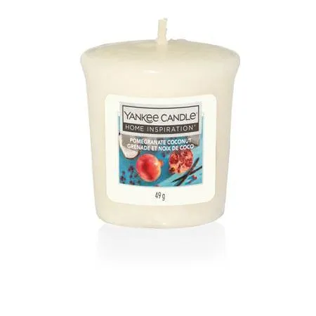 Yankee Candle Home Inspiration Αρωματικό κερί Votive Pomegranate Coconut 49gr