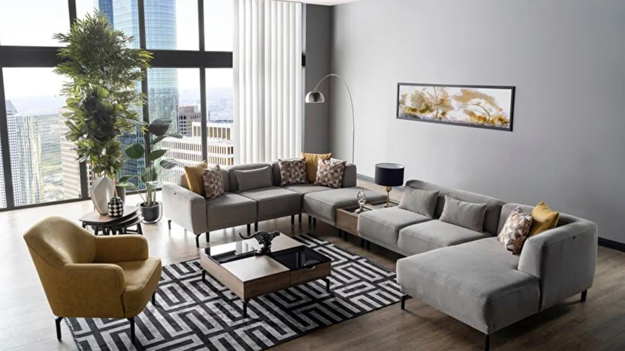 Γωνιακός extra large καναπές Mary