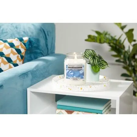 Yankee Candle Home Inspiration Αρωματικό κερί σε γυάλινο δοχείο Soft Cotton 538gr