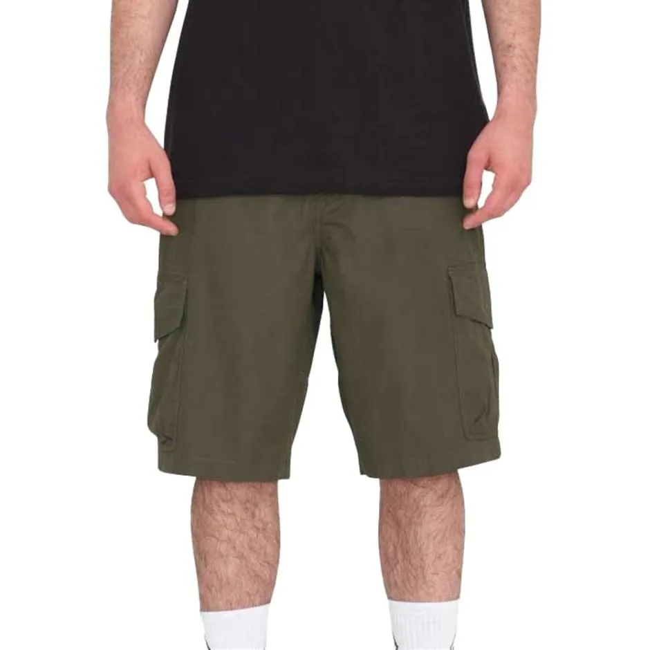 Ανδρική Βερμούδα Cargo Καφέ - Volcom Grande Barracks 22"