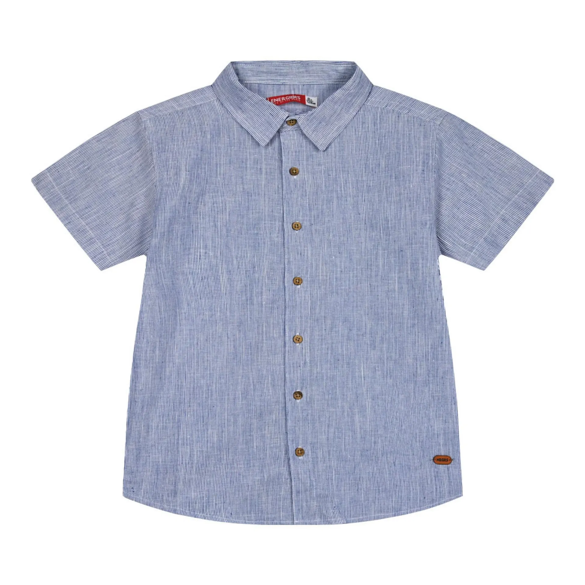 Πουκάμισο κοντομάνικο για αγόρι | ΜΠΛΕ