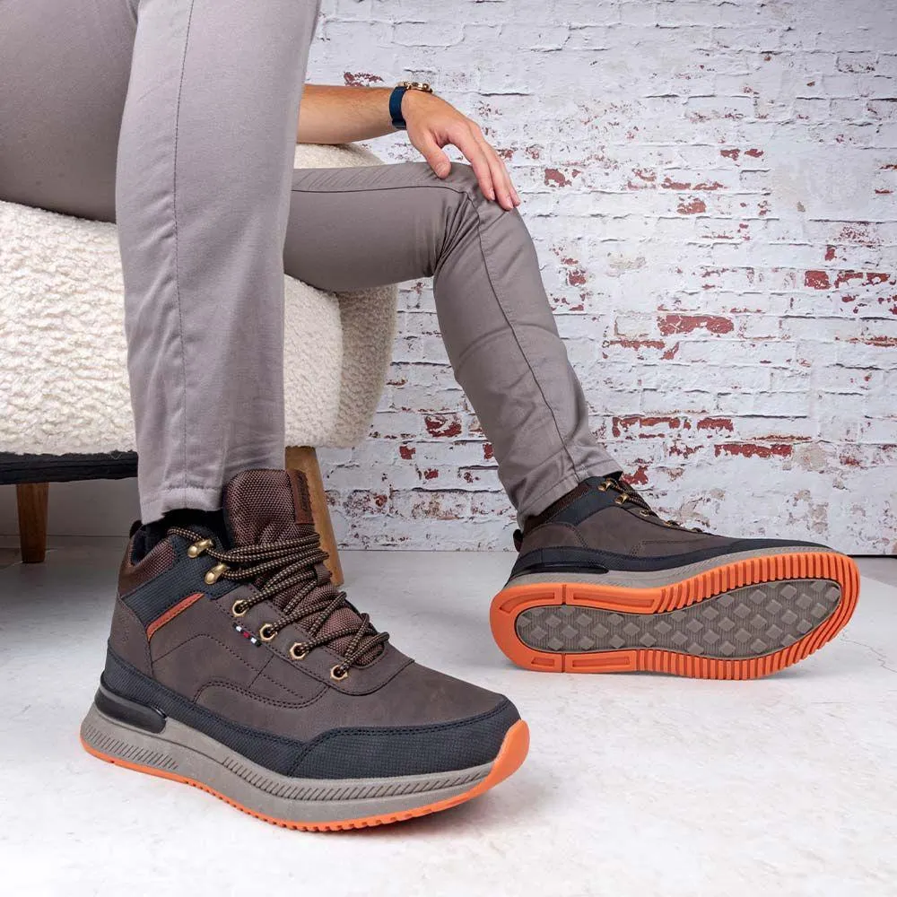 Ανδρικά sneakers μποτάκια με κορδόνια