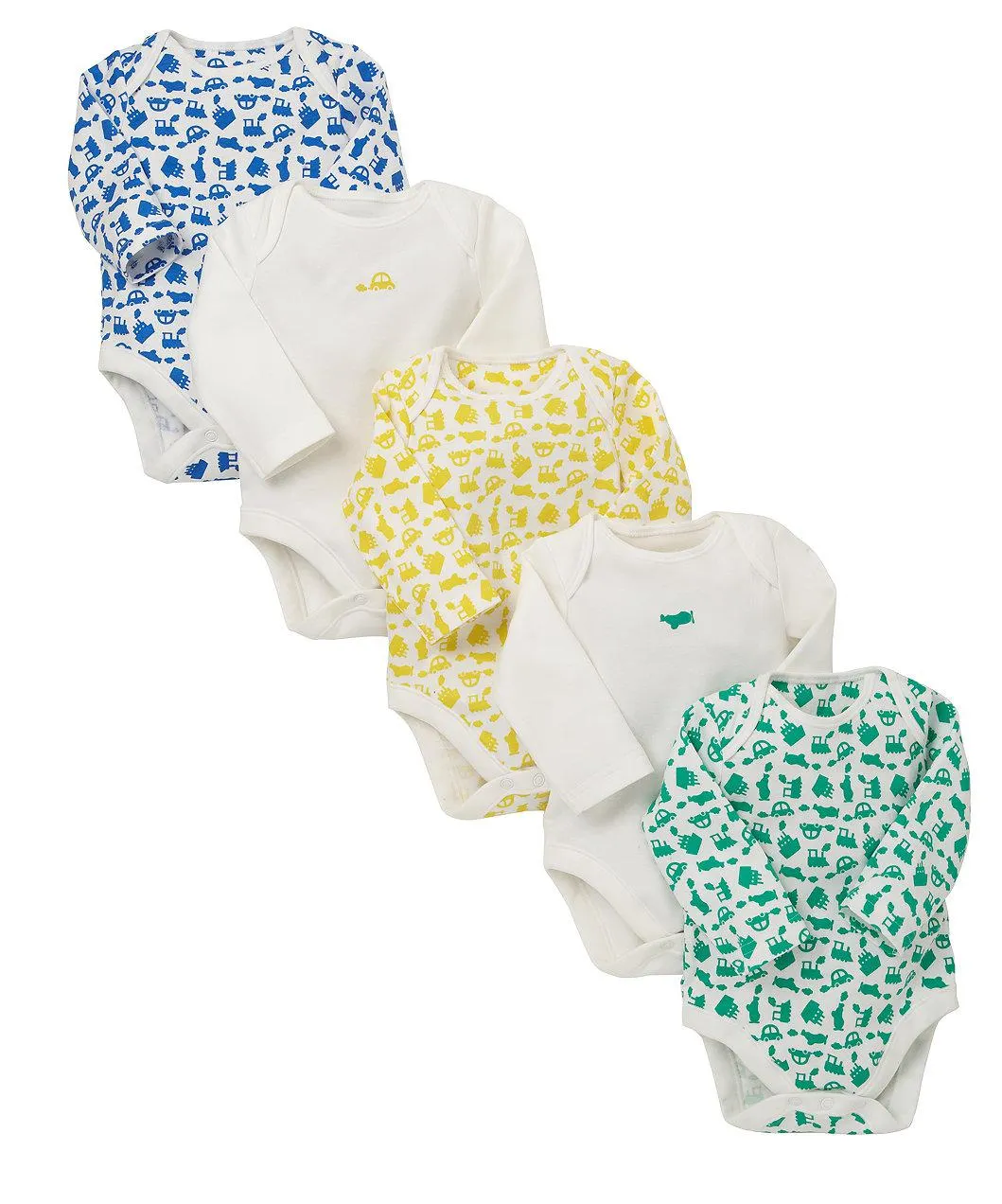 κορμάκια με οχήματα - σετ των 5