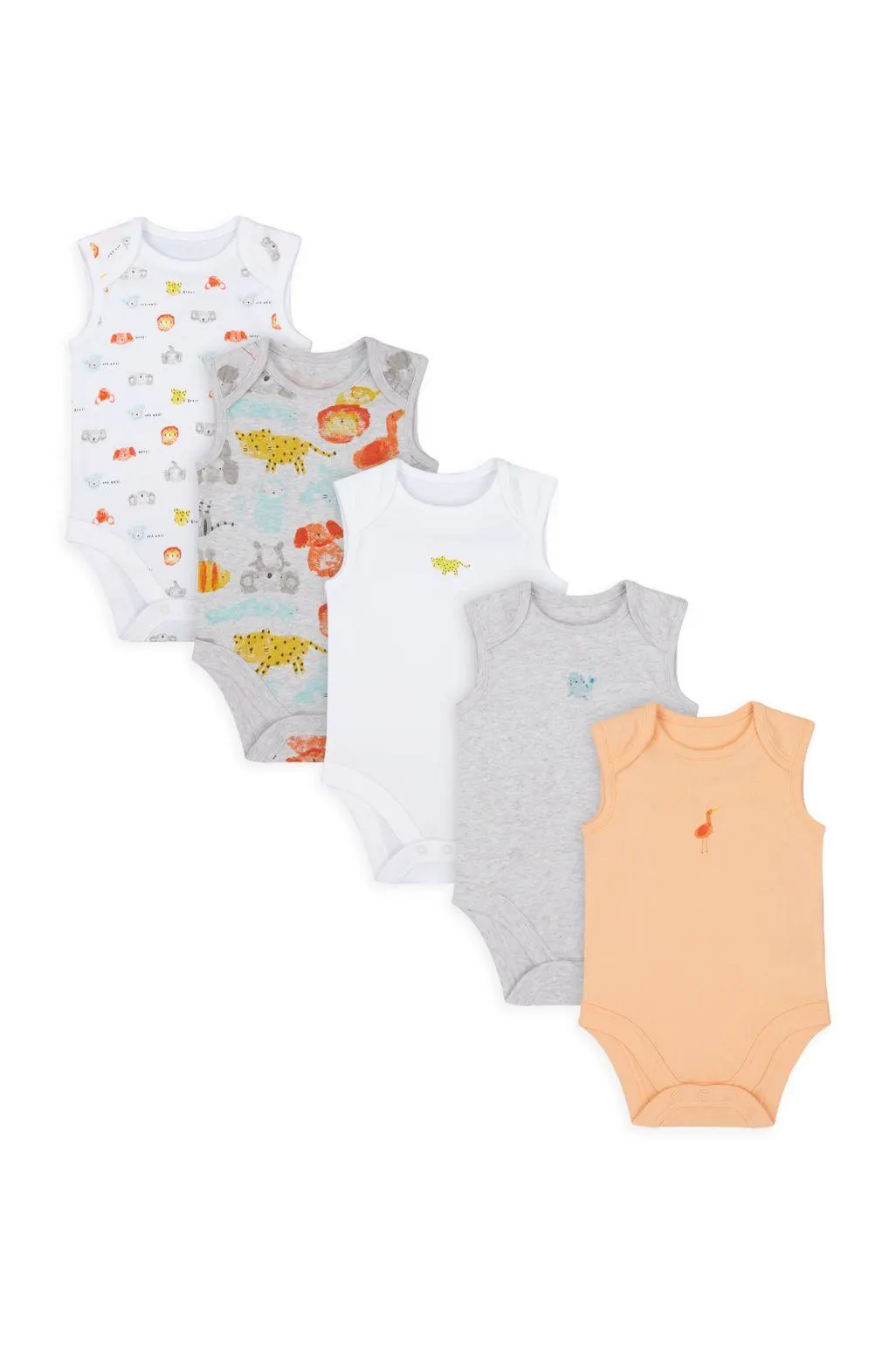 κορμάκια με ζωάκια - σετ των 5