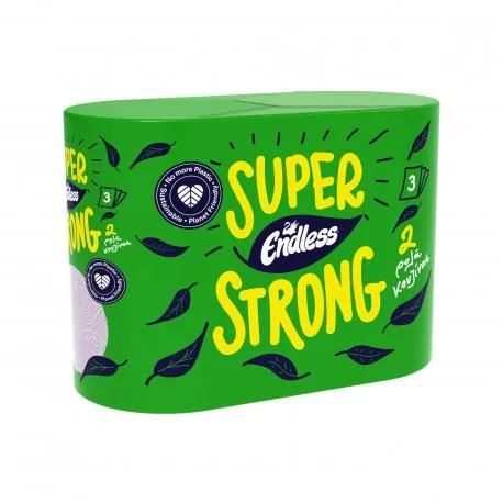 Endless ρολό χαρτί κουζίνας earth super strong (2x265g)