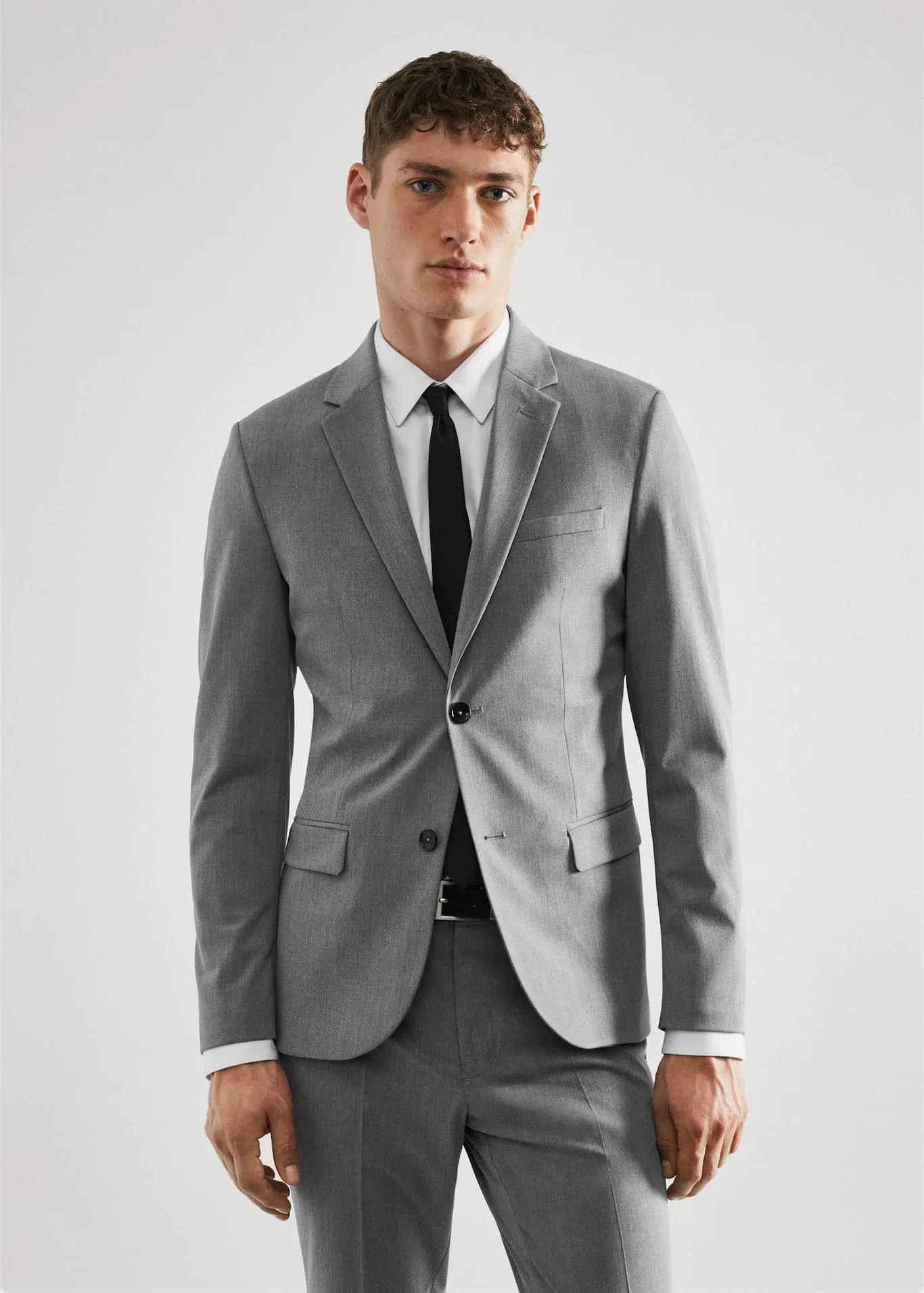 Super slim-fit suit blazer in stretch fabric