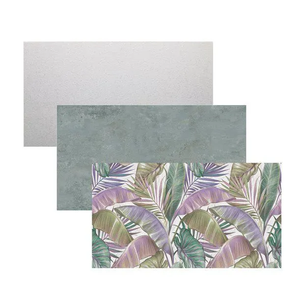 Tropical White – Green & Decor Rectified 25 x 45