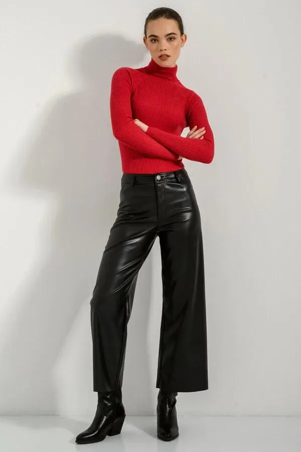 Κιλότ σε όψη δερματίνης