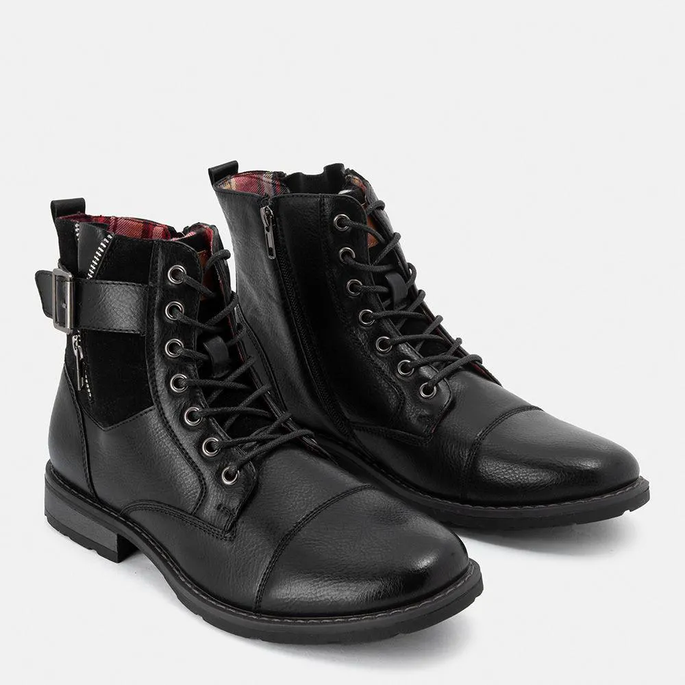 Ανδρικά μποτάκια με κορδόνια