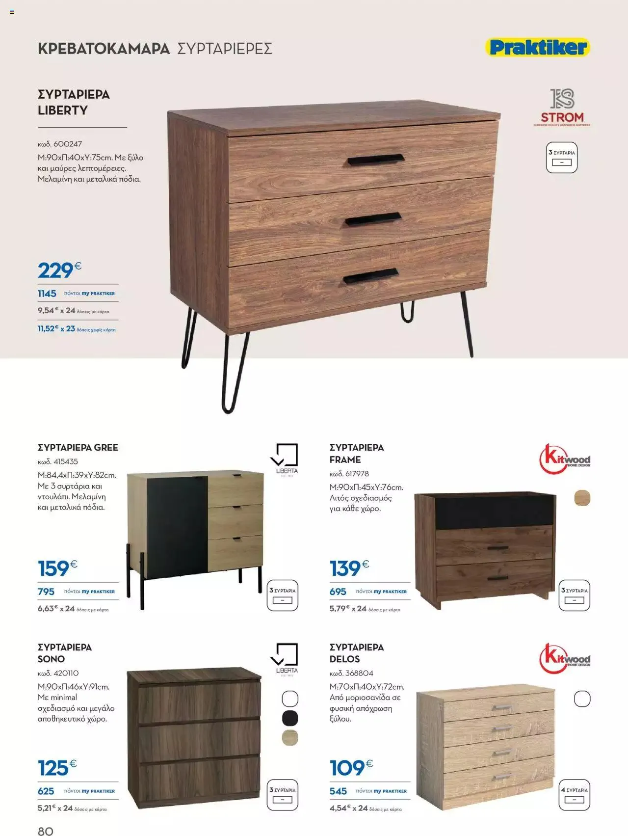 Φυλλάδιο προσφορών Praktiker - ΚΑΤΑΛΟΓΟΣ Σπίτι 2024 από 22 Σεπτεμβρίου έως 31 Οκτωβρίου 2023 - Σελίδα 80