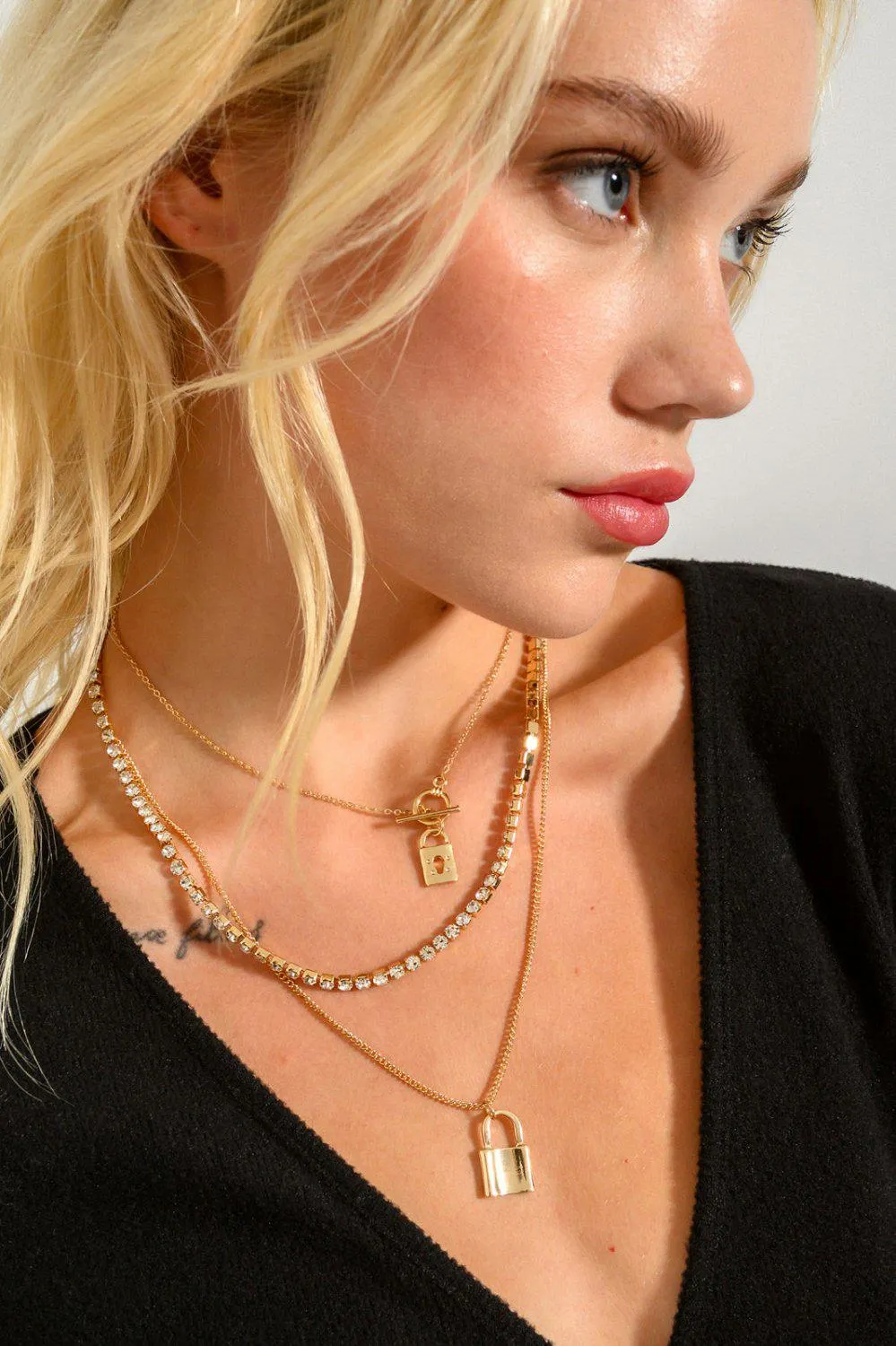 Κολιέ με 3 αλυσίδες