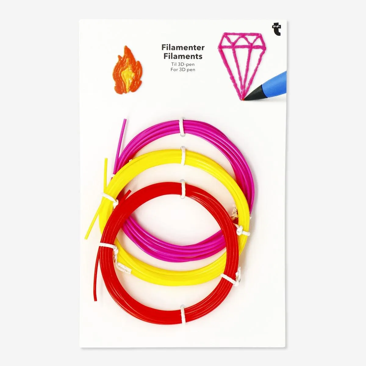 Νήματα για στυλό 3D. 300 cm