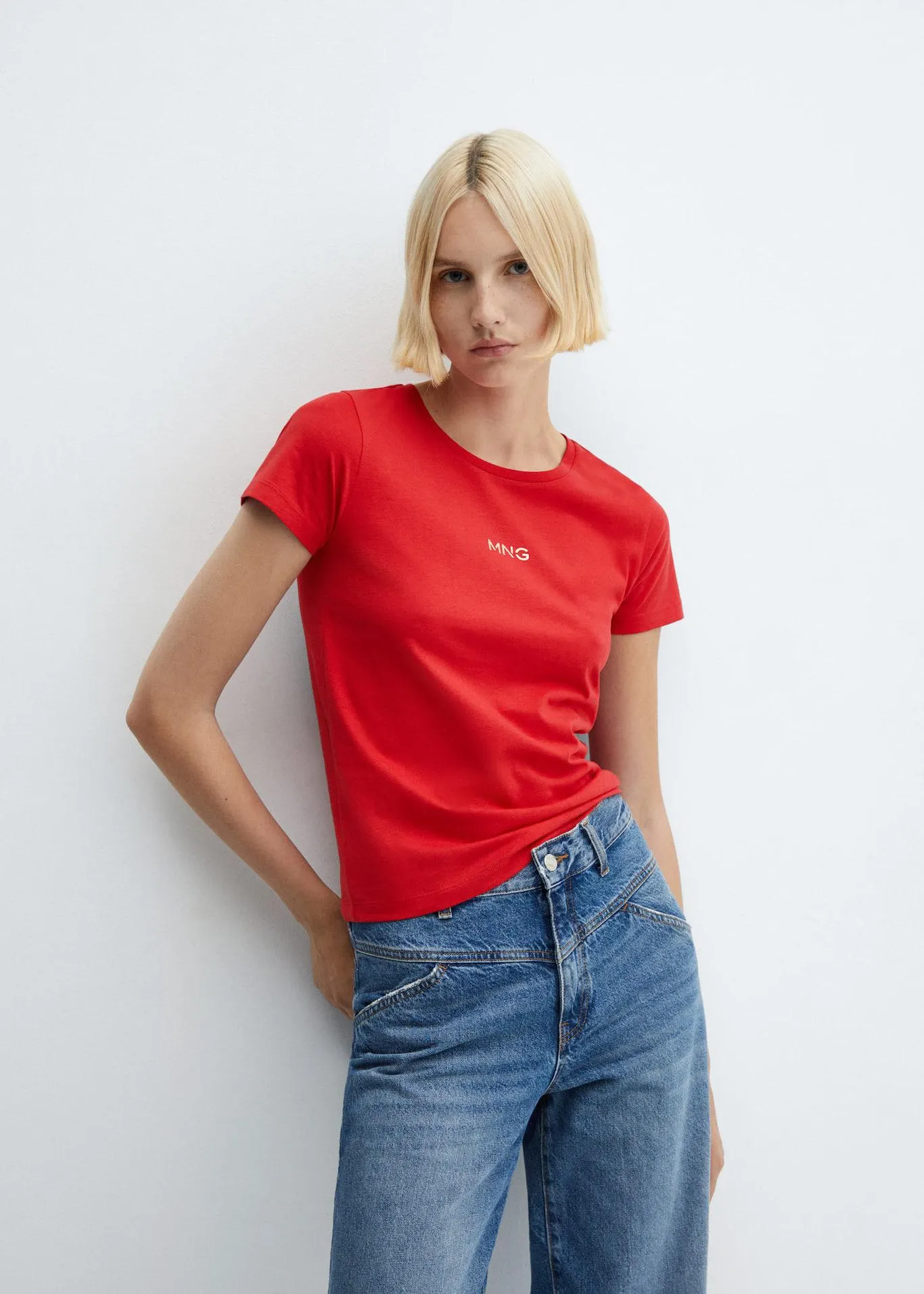 Metallic logo T-shirt