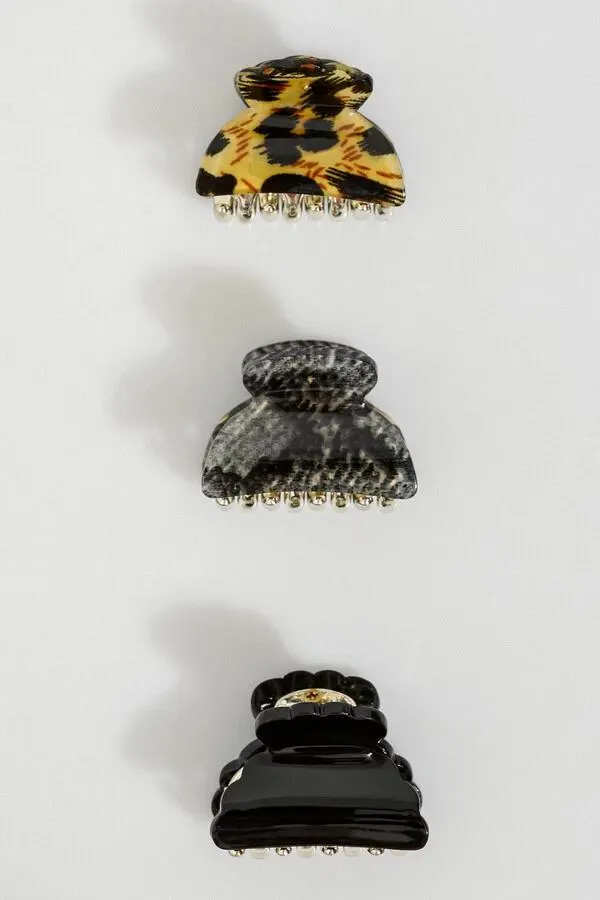 Σετ 3 κοκκαλάκια μαλλιών