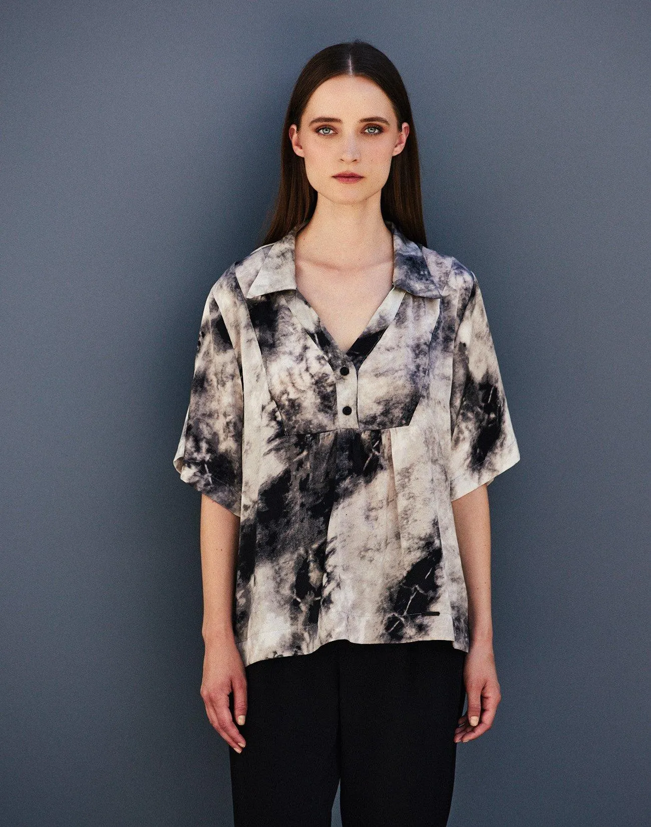 Μπλούζα με τυπώμα tie dye