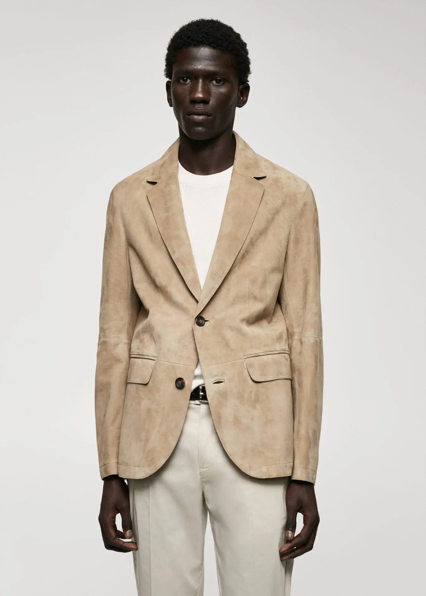 100% suede leather jacket