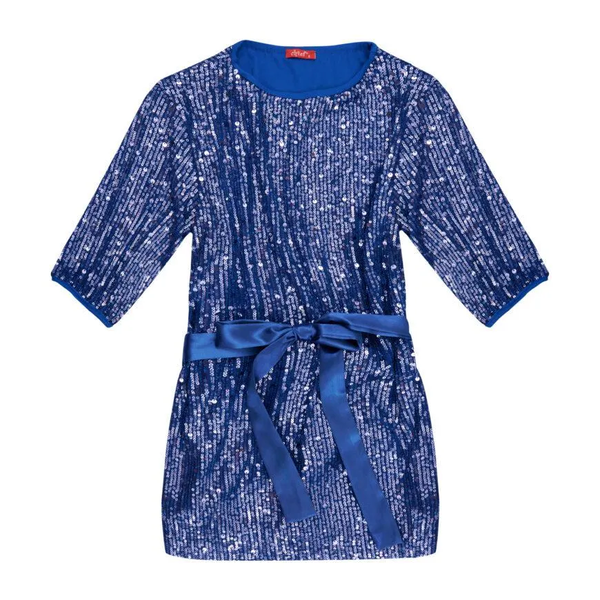 Χειμερινό φόρεμα για κορίτσι σε ρουά χρώμα με παγιέτες -32.3000R