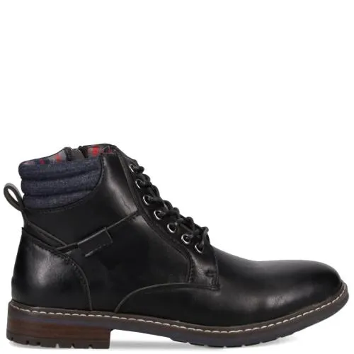 Μαύρο ανδρικό μποτάκι 100008667-014