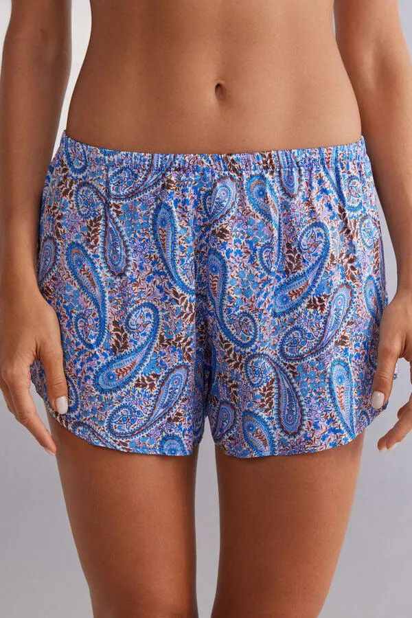 Σορτς από Σατέν Βισκόζη Sweet Escape