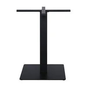 PRATO Βάση Τραπεζιού Μέταλλο Βαφή Μαύρο, Cross 60x60cm (16,90kg)