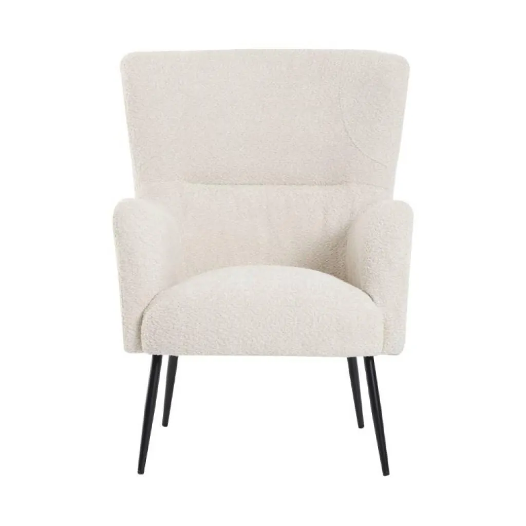 ANNIE Πολυθρόνα σαλονιού 72x83,5x97,5εκ. Κρεμ