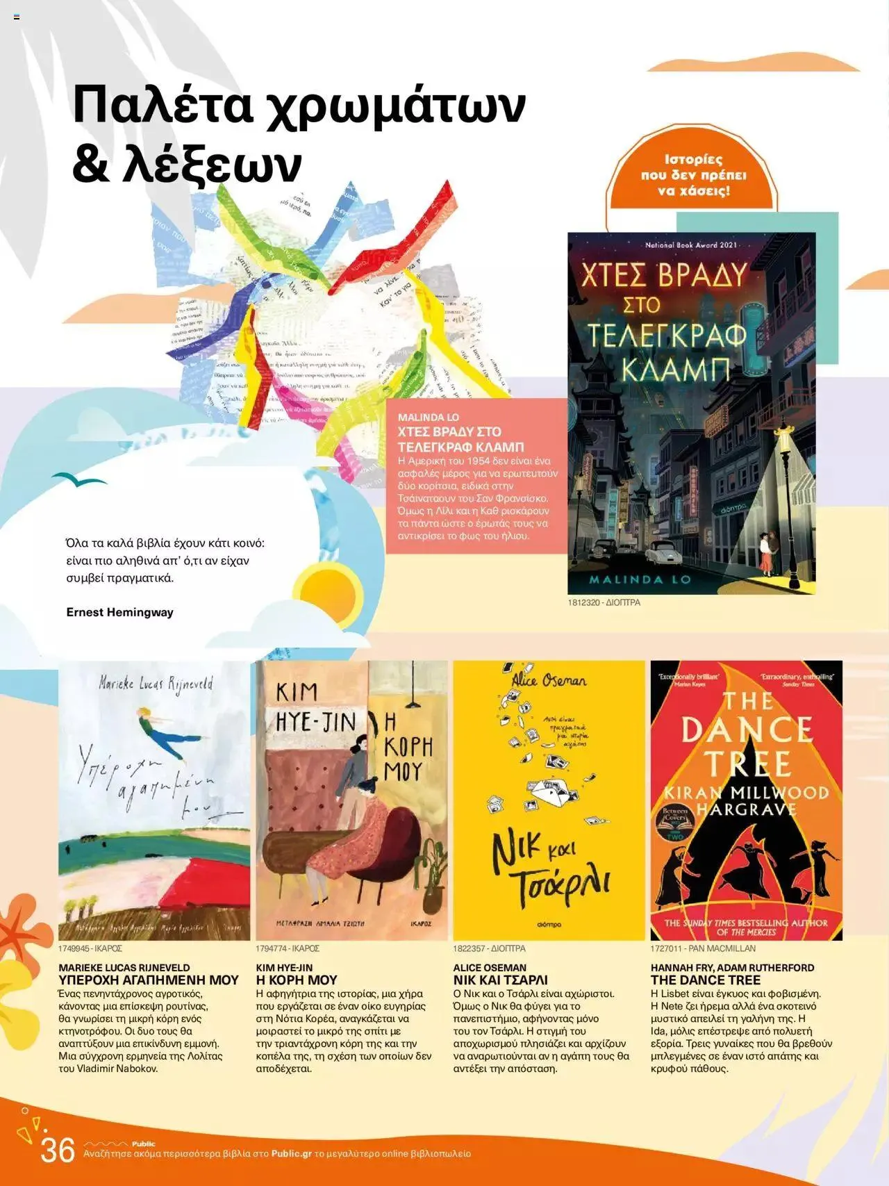 Φυλλάδιο προσφορών Public - κατάλογος βιβλίou Summer reading 2023 από 14 Ιουλίου έως 31 Δεκεμβρίου 2023 - Σελίδα 36