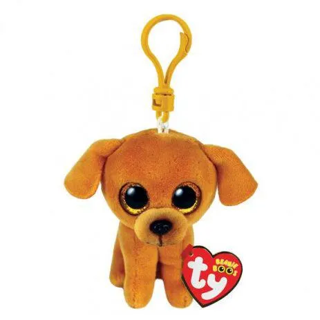 Λούτρινο Beanie Boos Κλιπ Σκυλάκι Καφέ 8.5cm (1607-35256)