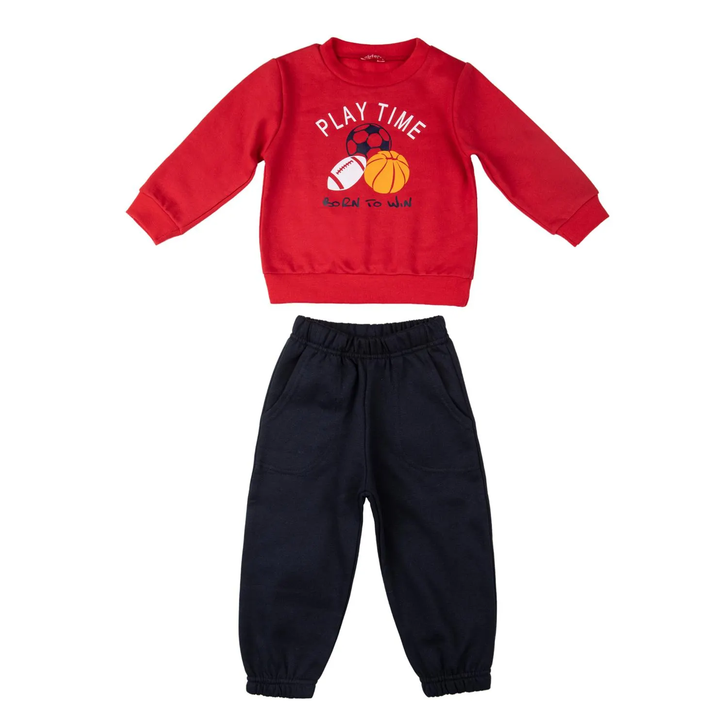 Χειμερινό σετ μπεμπέ για αγόρι σε χρώμα κόκκινο -22.2951K