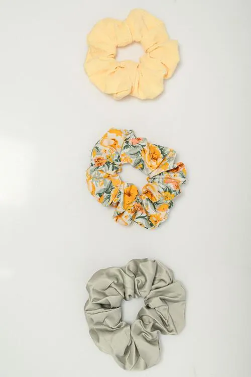 Σετ 3 scrunchies
