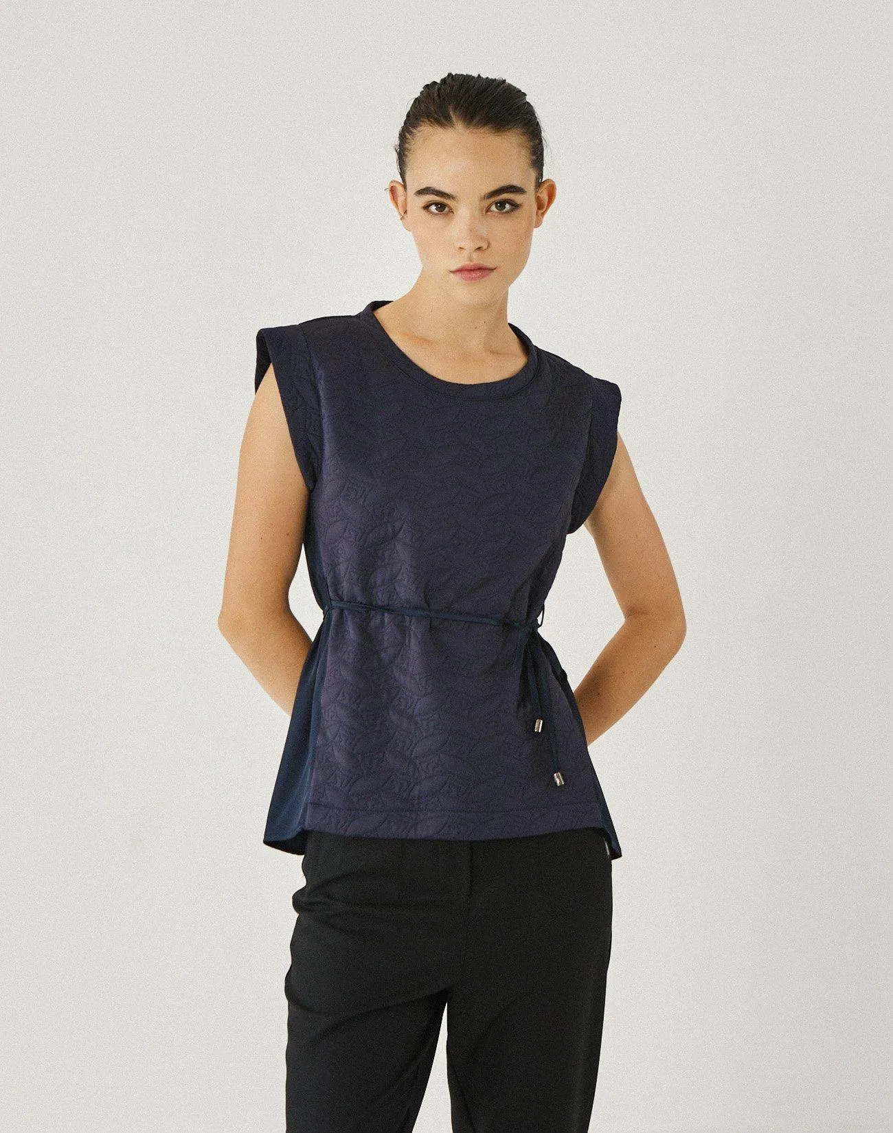 Μπλούζα με σατέν