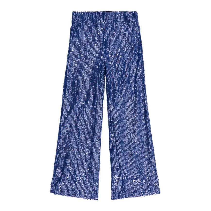 Χειμερινή παντελόνα με παγιέτα για κορίτσι σε ρουά χρώμα -32.1001R