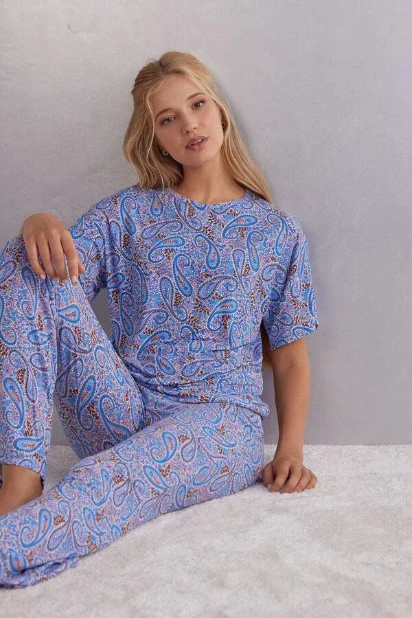 Maglia Manica Corta in Viscosa Sweet Escape