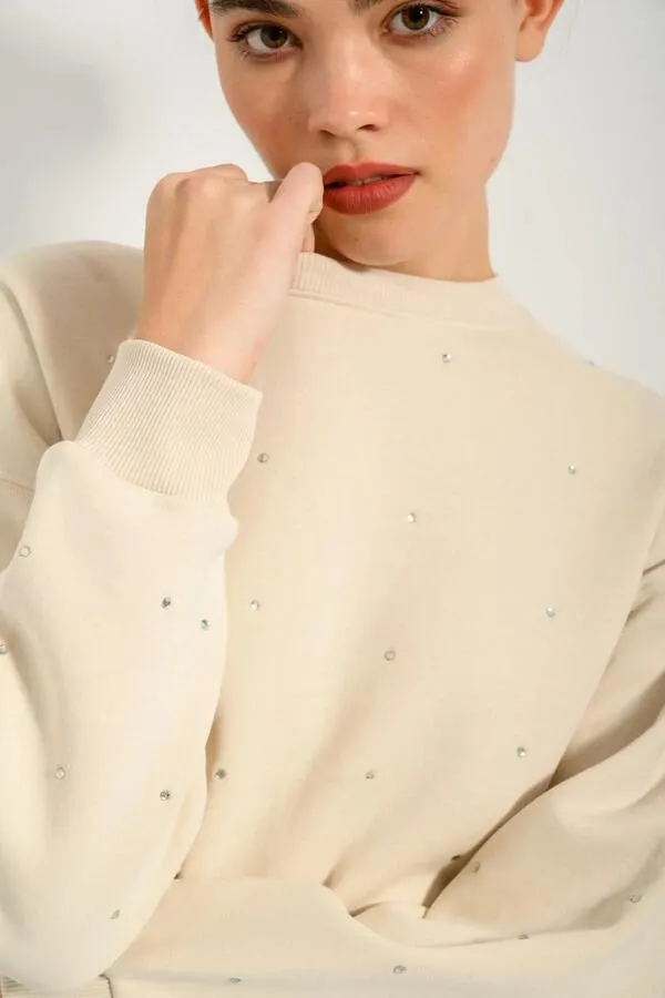 Φούτερ με strass