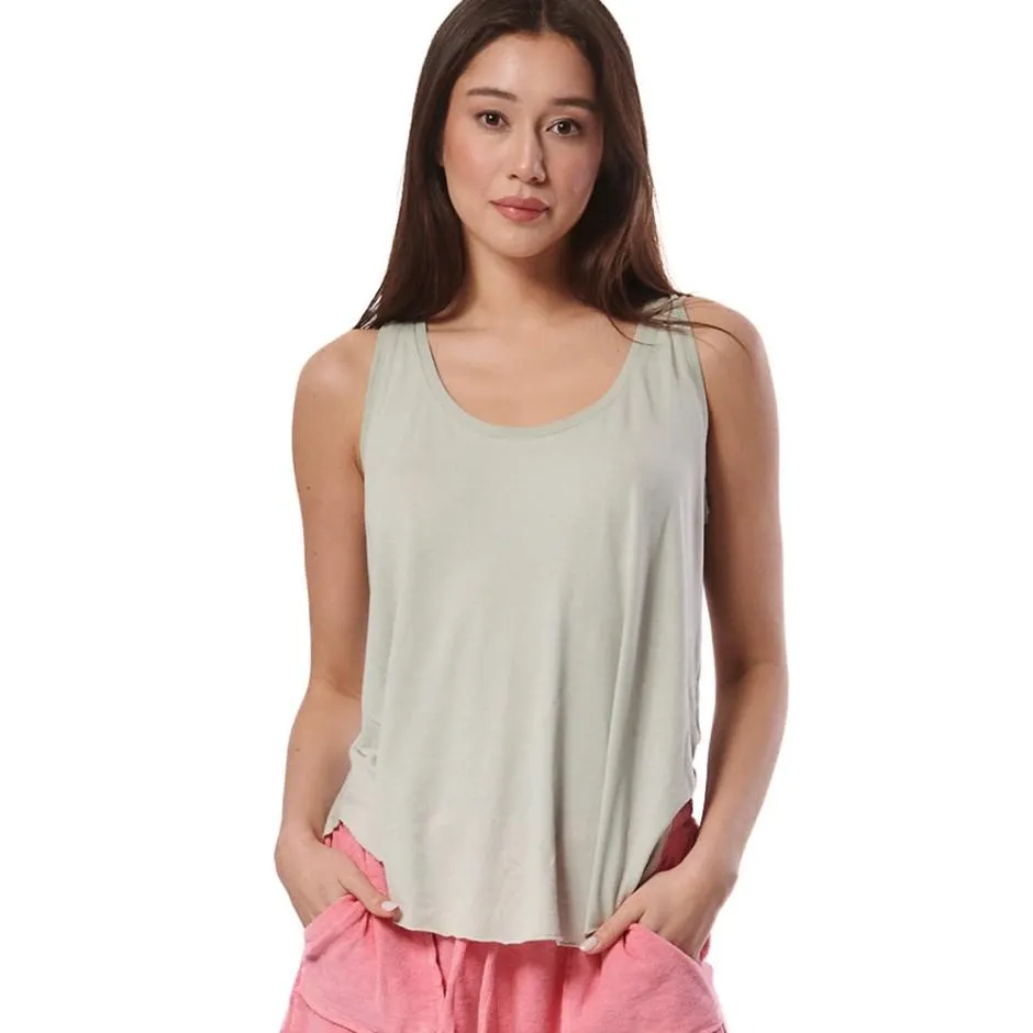 Γυναικεία Αμάνικη Μπλούζα Γκρι - Body Action