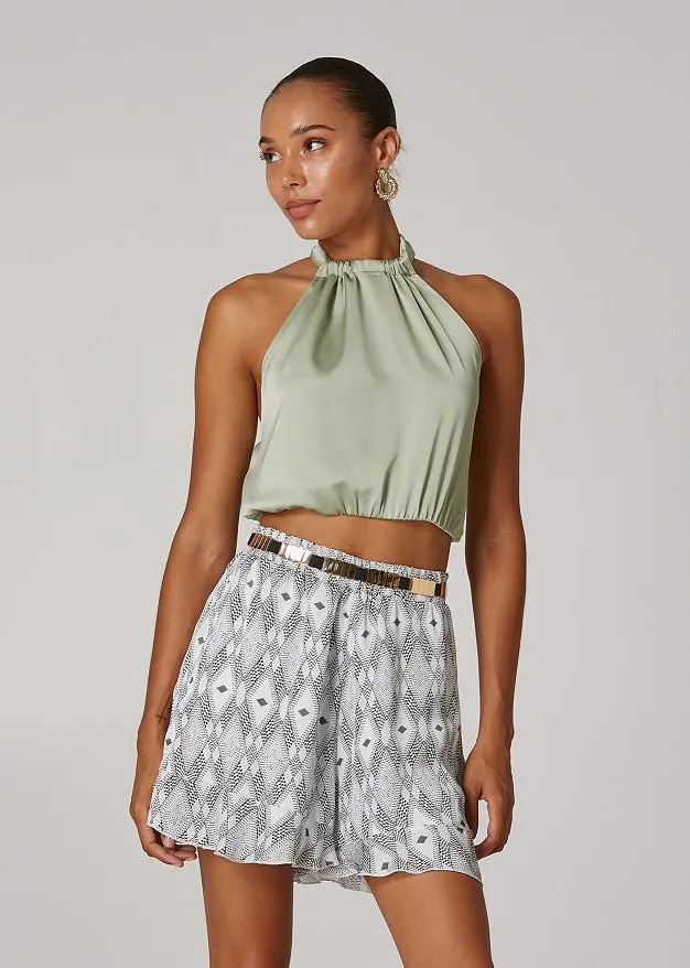 Τοπ με δέσιμο στο λαιμό