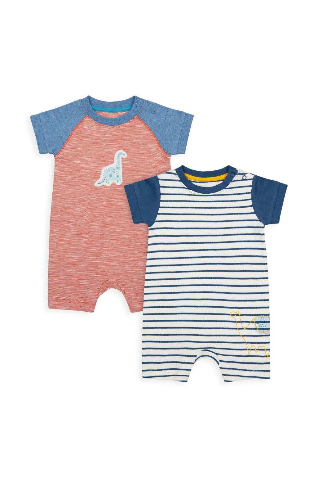 φορμάκια romper dino and friends - σετ των 2