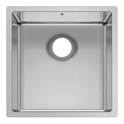 Νεροχύτης Delinia ένθετος λείος με 1 γούρνα από ανοξείδωτο ατσάλι