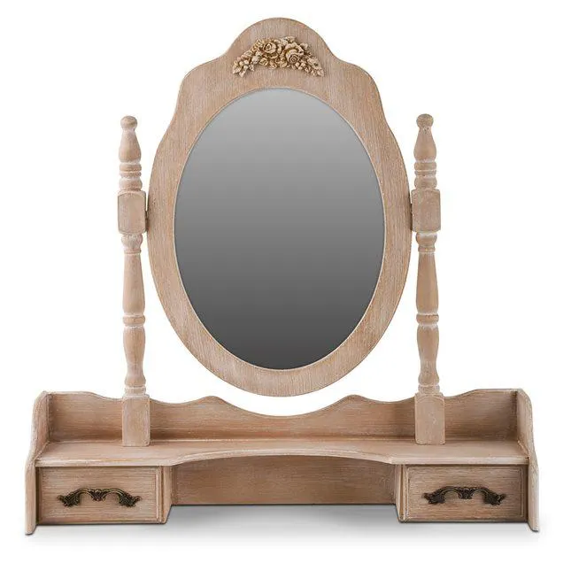 Καθρέφτης μπουντουάρ για κονσόλα μελί 70.5x18x69 εκ.