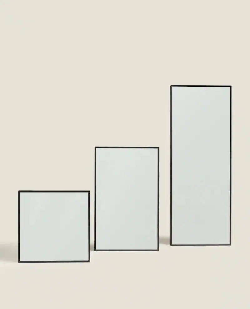 ΟΡΘΟΓΩΝΙΟΣ ΜΕΤΑΛΛΙΚΟΣ ΚΑΘΡΕΦΤΗΣ ΤΟΙΧΟΥ