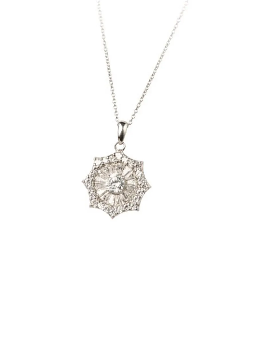 Μοτίφ σε καδένα από ασήμι και πλατίνα